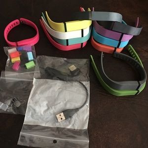 "12" fitbit flex bracelets/clips/charger